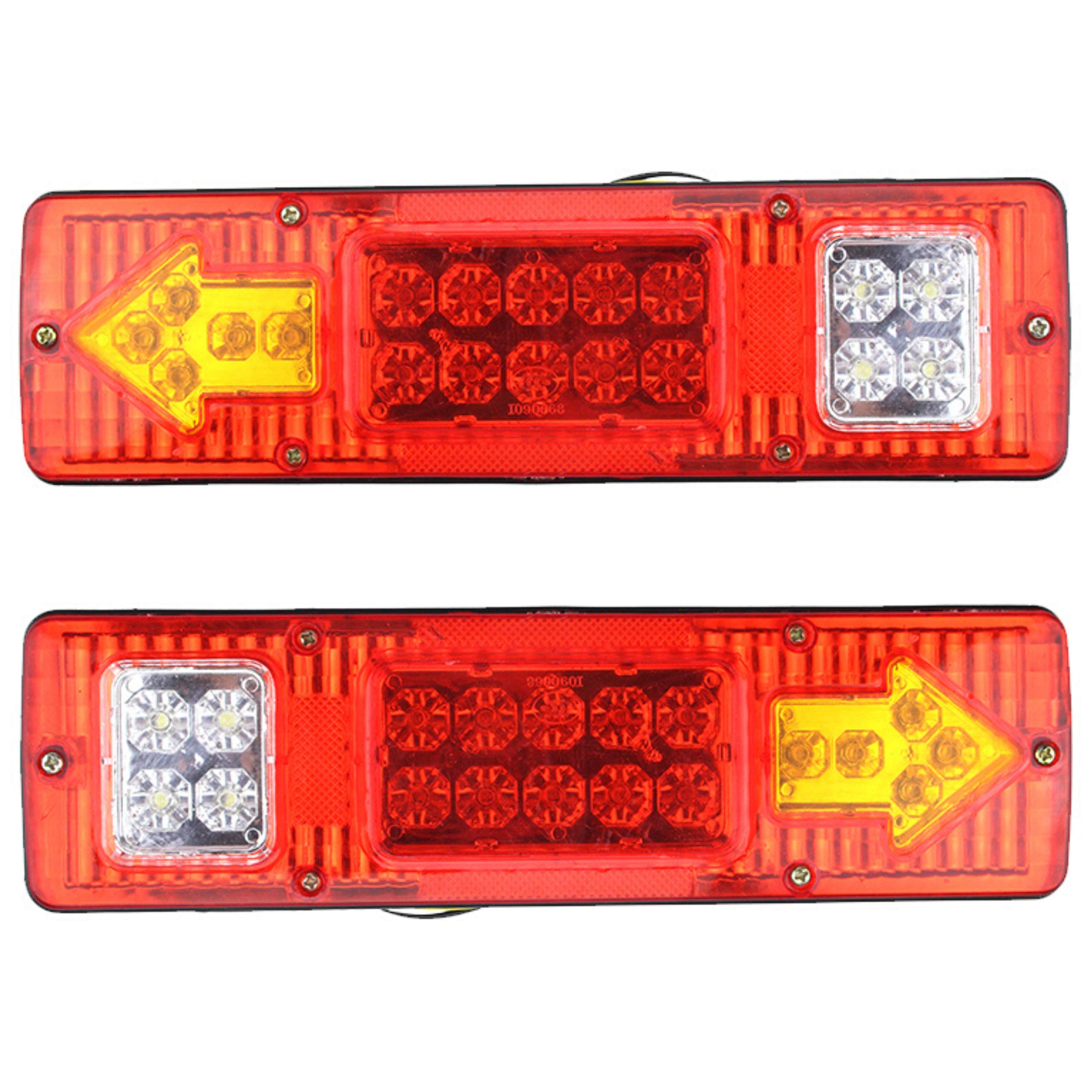 Amazon | [ALL STAR TRUCK PARTS] LED19個 レッドアンバーホワイト